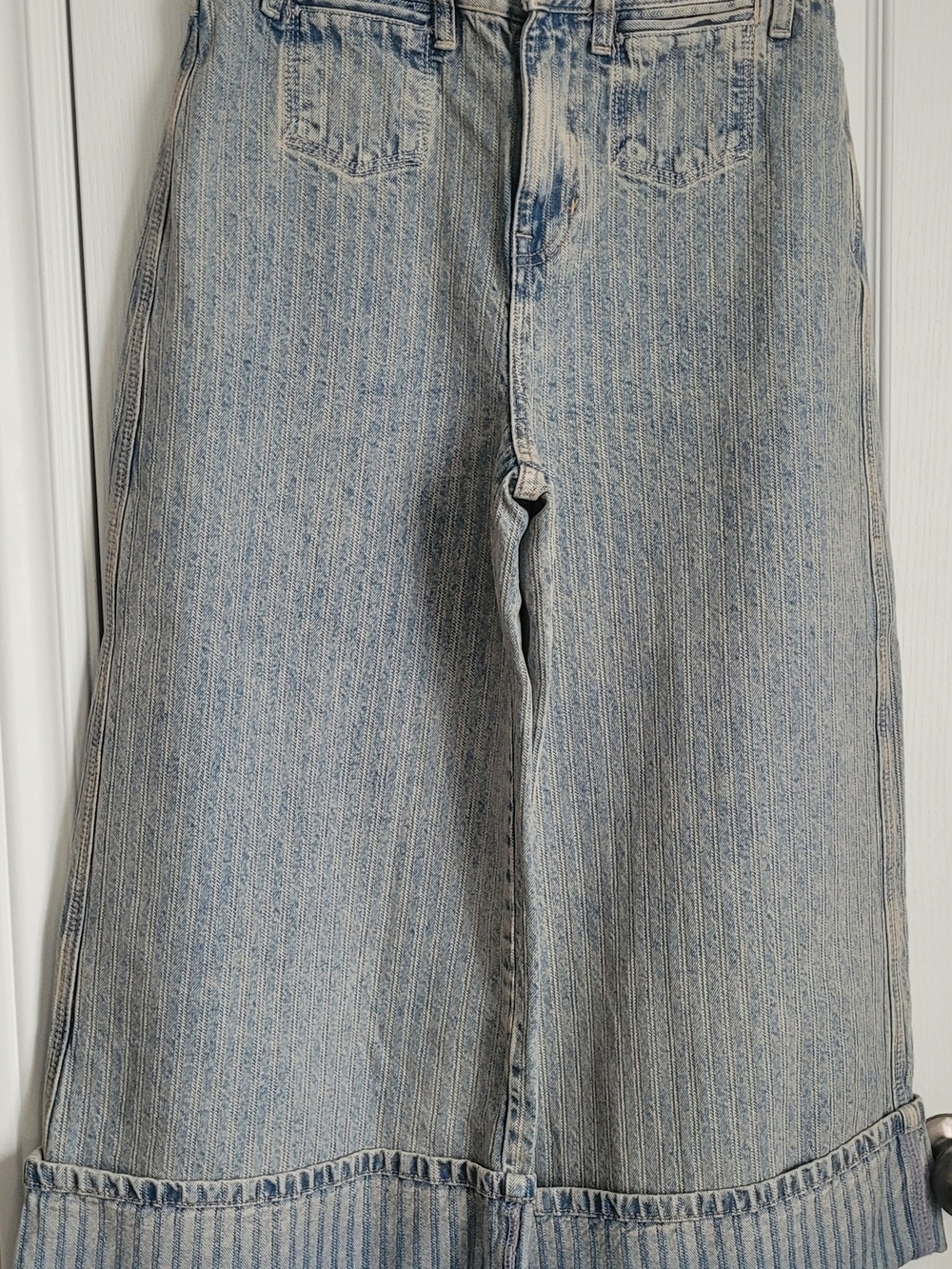 Free People We The Free Brette Cropped Wide Leg Jeans